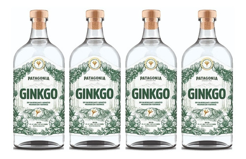 Gin Ginkgo De Cervecería Patagonia 500 Ml. Caja X 4 Unidades