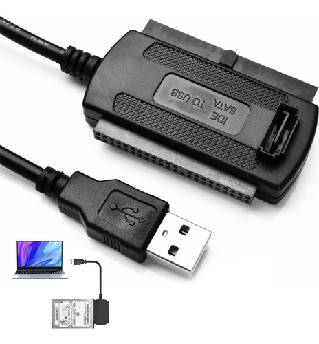 Cable Adaptador Convertidor Usb Ide Sata Disco Duro Usb 2.0