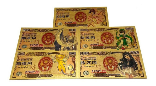 Billetes Dorados Sakura Card Captor  [set Completo]