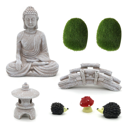 Accesorios De Jardn Zen De Buda De Meditacin  Decoracin De J