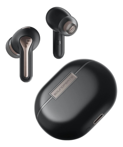 Audífonos Bluetooth Soundpeats Capsule3 Pro Hi-res y Cancelación De Ruido Activa Color Negro