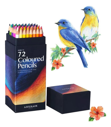 Artrack AK86-72 72 colores de lapiz
