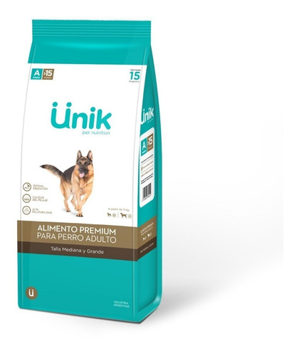 Ünik Perro Adulto 15kg - Envíos Gratis A Todo El País