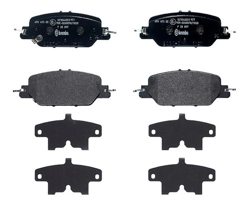 Brembo Balatas Cr-v Ex, Ex-l,lx, 2017/2021 Honda Tras Cer