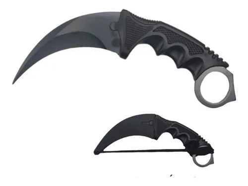 comprar Cuchillo Tactico Kerambit Negro - Counter Strike - Black -