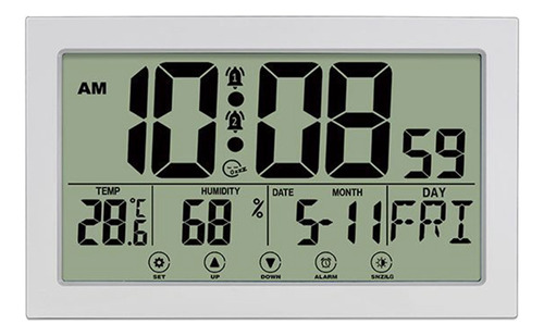 Digital Wall Clock With Touch Screen Mute With Sn Mode