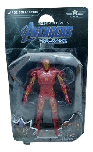 Muñecos Articulados Superheroes Thanos Hulk Ironma Spiderman