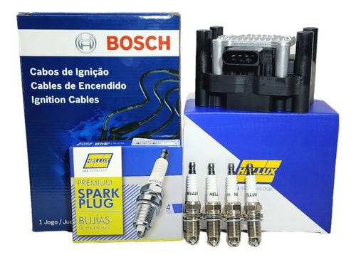 Bobina Cables Y Bujias 3 Electro Vw Gol Power 1.4 2013 2014 