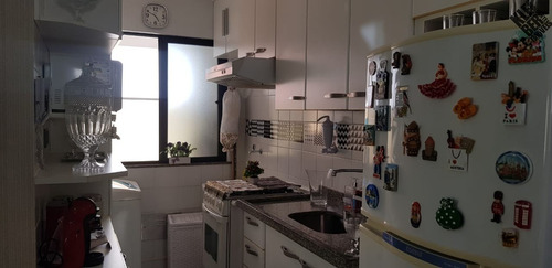 Apartamento Quarto E Sala, Decorado, Armários, 1 Vaga De Garagem - Ap00641