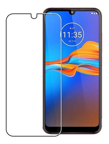 Vidrio Templado Para  Moto E6s E6i Plano Cellnorte