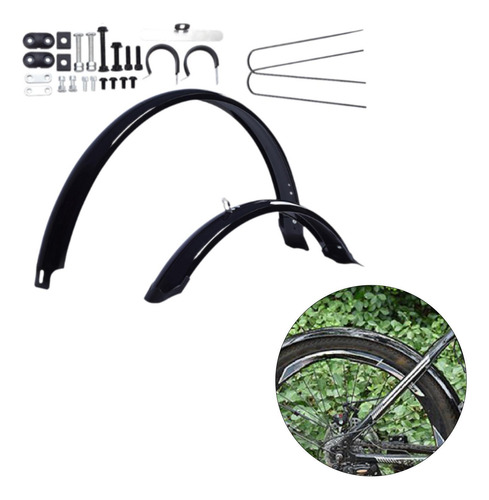 Guardabarros Delantero Y Trasero Para Bicicleta, Universal,