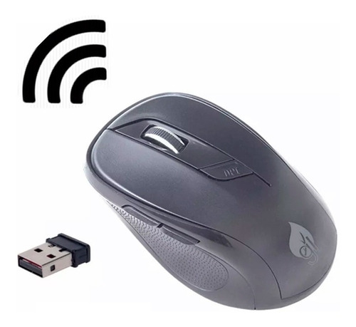 Mouse Inálambrico 2.4 Ghz Con 5 Botones 800 Dpis+ Baterías