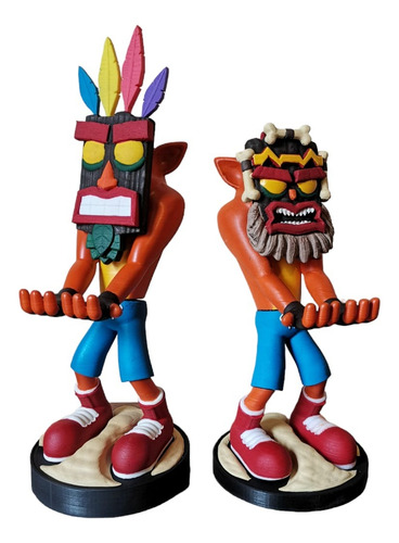 Combo Soportes Para Control O Celular Crash Bandicoot