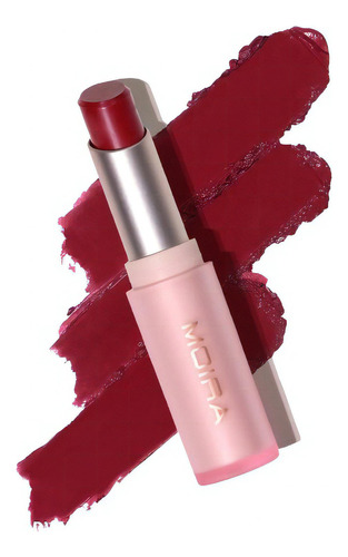 Moira Signature Lipstick Lápiz Labial Pinta Labios Acabado Cremoso Color BURGUNDY NOIR