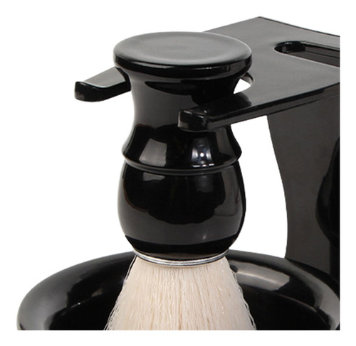 Kit De Tigela De Sabonete De Barbear Com 3 Peças Para Creme