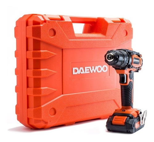 Imagen 3 de 8 de Taladro Atornillador Inalambrico Daewoo 18v Maletin Kit 2bat
