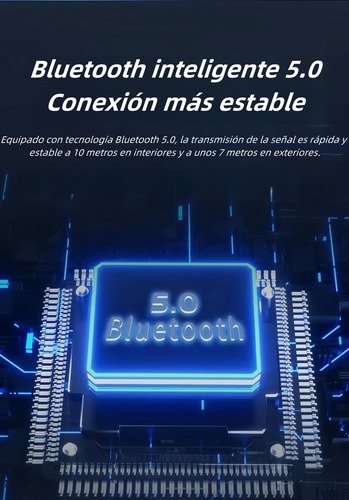 Bocina Bluetooth Speaker Altavoz Inalámbrico Portátil Led