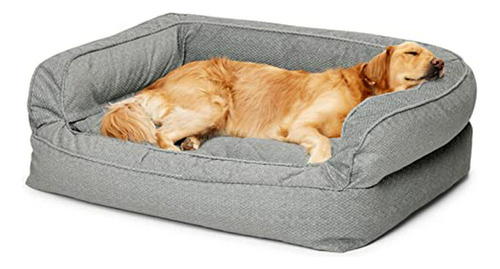 Cama Para Perro Orvis Comfortfill-eco Gris - Grande