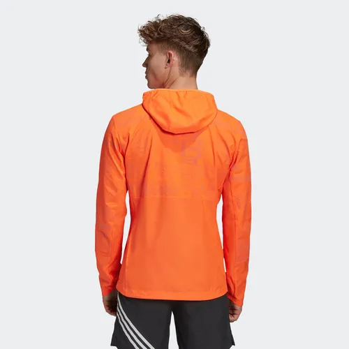 Campera Reflectante Own The Run Naranja adidas