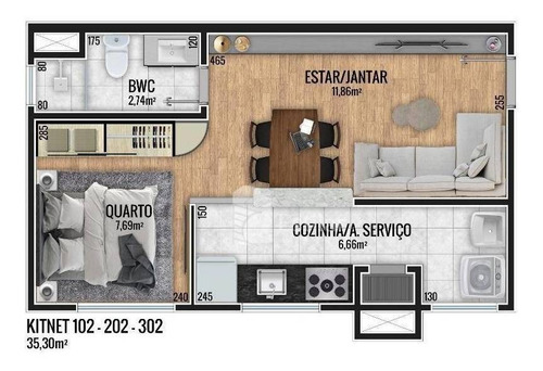 Imagem 9 de 27 de Apartamento 01 Quarto No Fanny, Curitiba - Ap2984