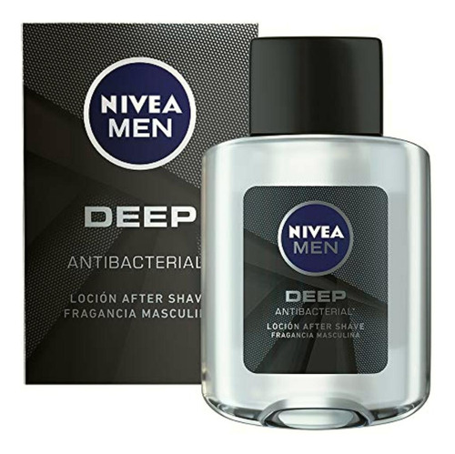 Nivea Men After Shave Loción Después De Afeitar Deep,