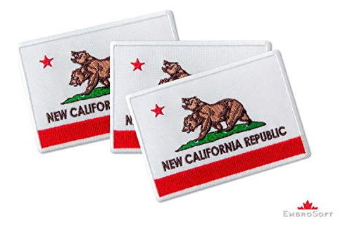 Fallout Patch - New California Republic Flag - Embroidered P