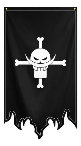 Bandera Jolly Roger Shirohige Edward Newgate | One Piece 