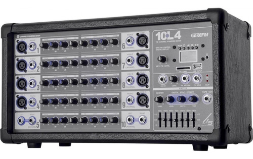 Backstage 10l4 Usb Consola Amplif. P/lineas Y Mic. 10ch 400w