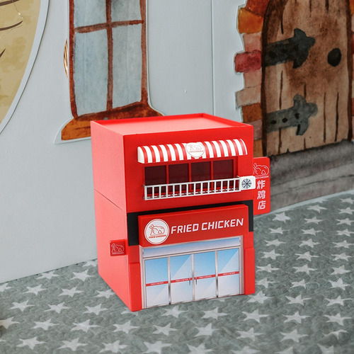 Yu Diseño De Oficina De Decoración De Diorama Frito 1/64