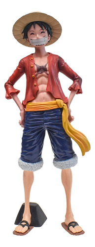 Figura One Piece 26cm Monkey Luffy Três Forma De Rosto