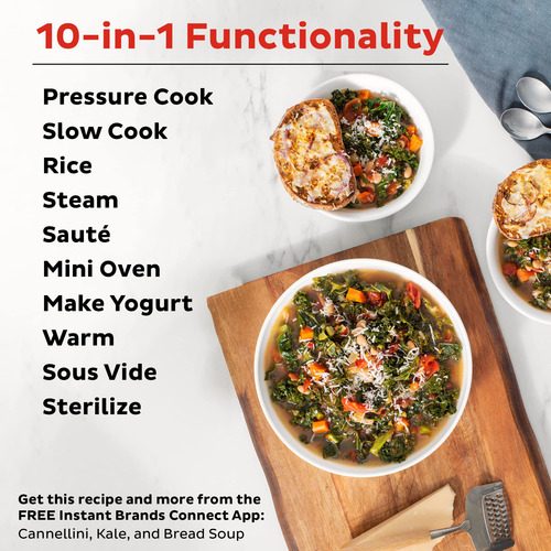 Instant Pot Pro Olla Eléctrica A Presión 10 En 1 Olla De
