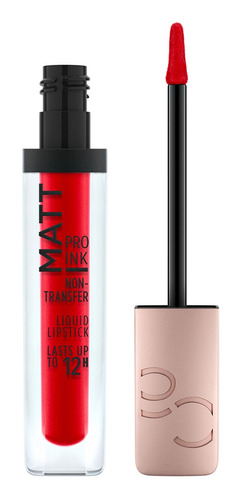 Labial Matt Pro Ink Non-transfer Liquid Lipstick 090 Color Rojo
