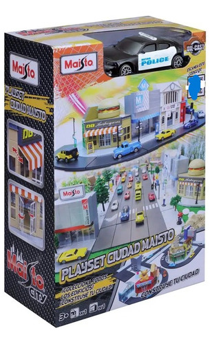 Maisto City Construye Tu Cuidad Con Dodge Policía Playset