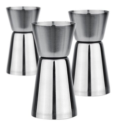 Medidor Tragos Doble Onza Acero Inoxidable Jigger