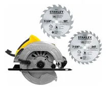 Comprar Sierra Circular 7 1\u002F4 1600w Con 2 Discos Stanley Sc16d2-b2