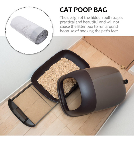 Bolsa De Arena Plástica Para Gatos, Práctica Bolsa De Baño G