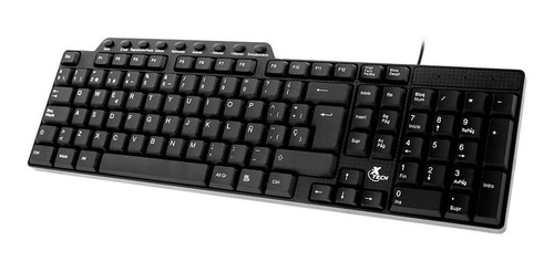 Teclado Xtech Xtk-160s Qwerty Ajustable/teclas Acceso Rápido