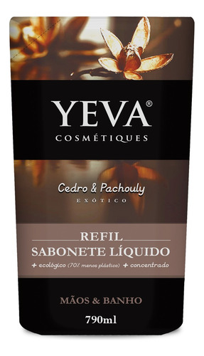 Refil Sabonete Líquido Yeva 790ml Exótico