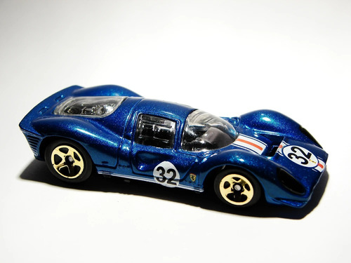  Hot Wheels #76 Hw Garage 8/10 Ferrari 330 P4 Blue 2002