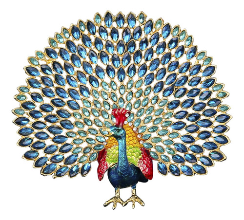 Joyero De Pavo Real, Organizador De Joyas, Decoración Azul