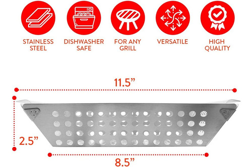 Cesta Para Parrilla Para Asar Verduras, Cesta De Acero Inox
