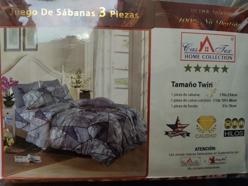 Juego De Sábanas Casatex Twin