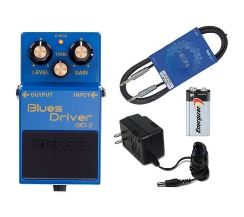 Pedal Para Guitarra Boss Blues Driver Bd2 + Fuente + Cable