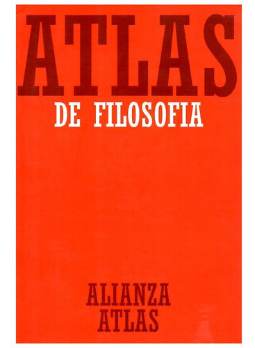 Atlas De Filosofia - Alianza - Alianza España