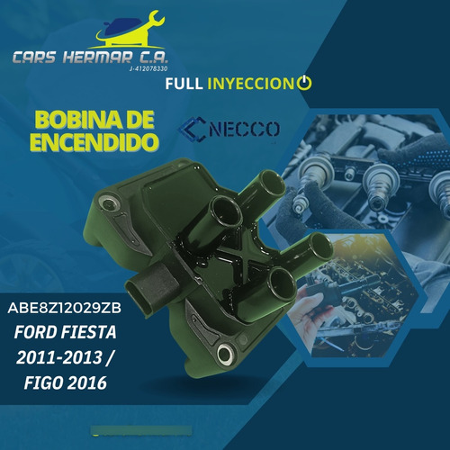 Bobina De Encendido Para Ford Fiesta 2011-2013/ Figo 2016