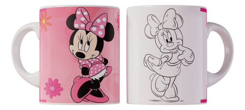 Tazas Dia Del Niño Minnie Mouse Coloreable | Plástico