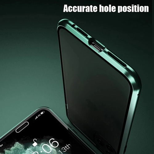 W Capa Magnética De Metal Com Proteção Total De 360° Para