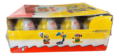 Kinder Ovo Surpresa Minions Display Com 12 Unidades