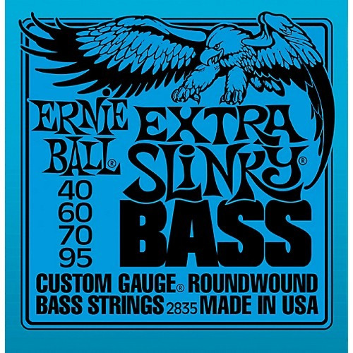 Encordado Bajo Ernie Ball 040/095 Extra Slinky 2835 4 Cuerda