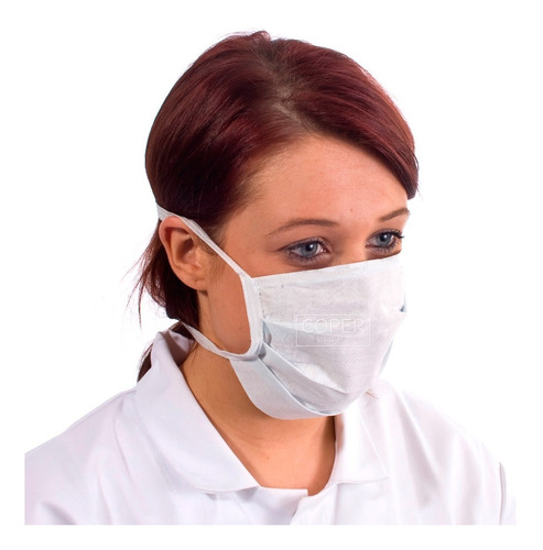 Barbijo Mascara Antibacterial 3 Filtros Prevencion Pack 20